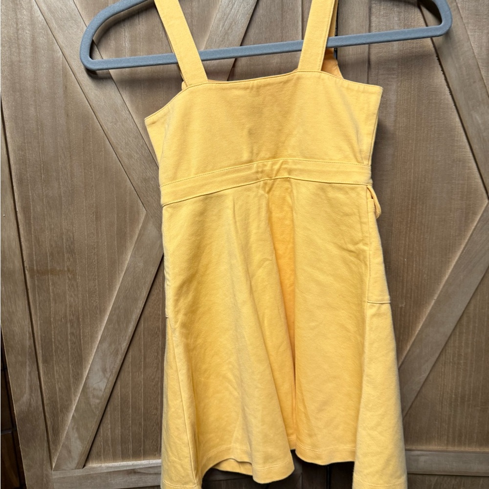 Janie and Jack Sunny Yellow Dress Girls Size 6 Like New Spring Summer Vibes - Picture 2 of 3